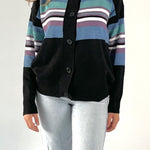 90s button front polo collar cardigan - simplecoolgirl