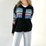 90s button front polo collar cardigan - simplecoolgirl