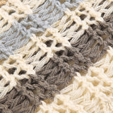 Y2K crochet knit shrug top