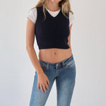Basic college vibe vest - SCG_COLLECTIONSsweater