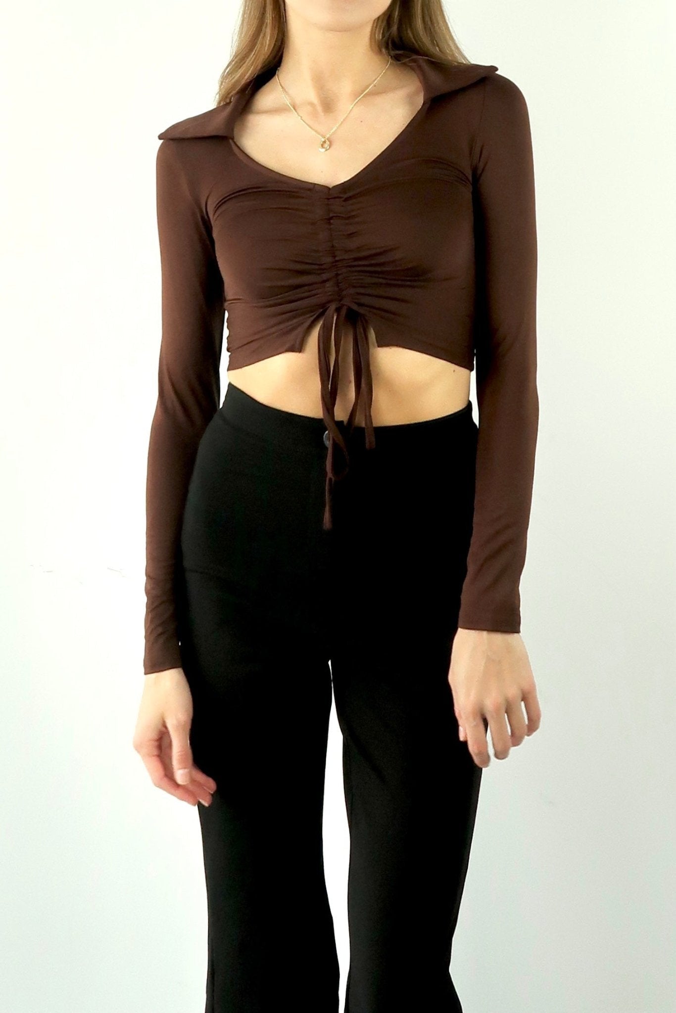 Basic vintage vibe long sleeves top - SCG_COLLECTIONS