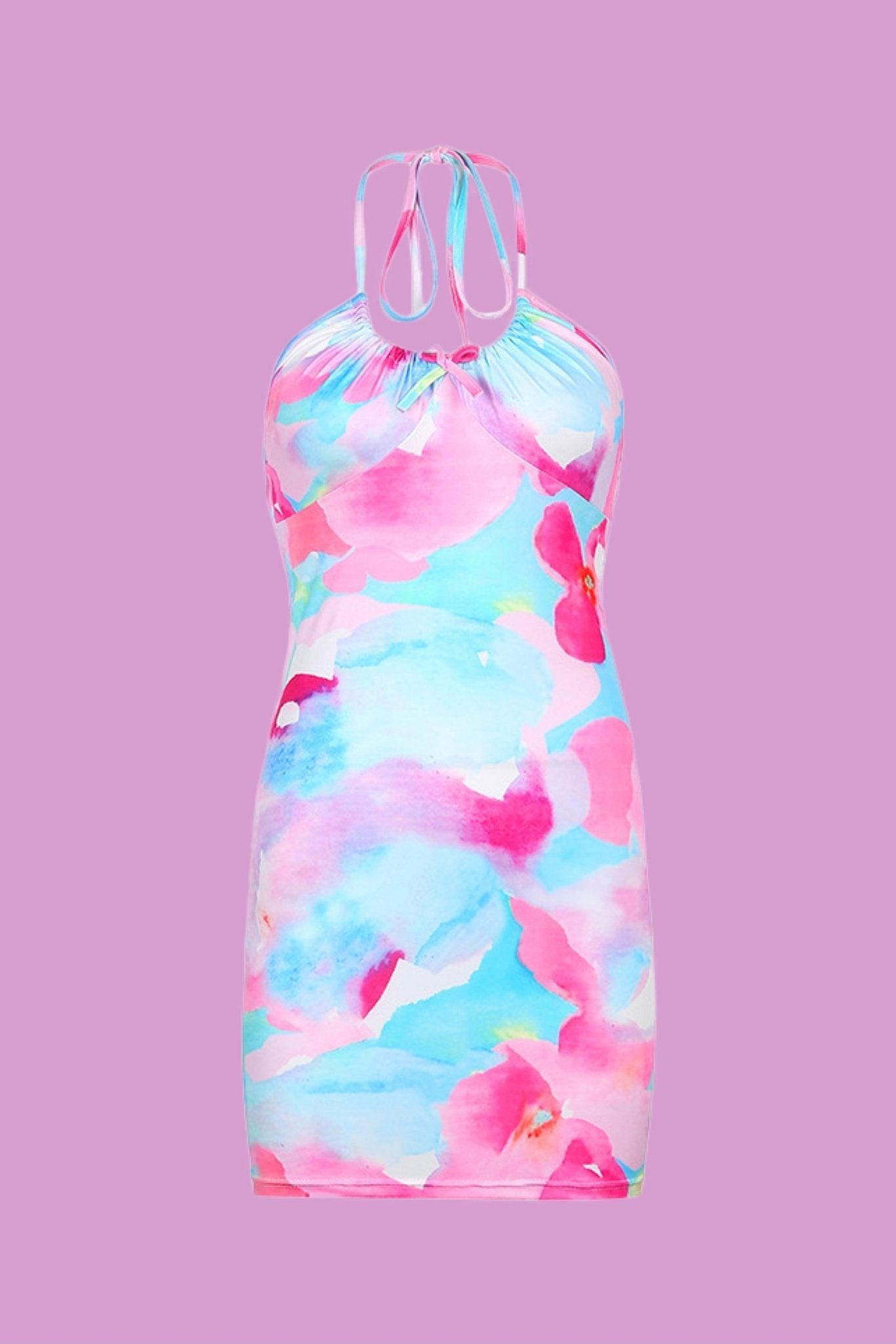 Beach vibe floral mini dress - SCG_COLLECTIONS