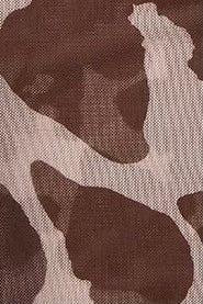 Cow print mesh crop shirt - SCG_COLLECTIONS