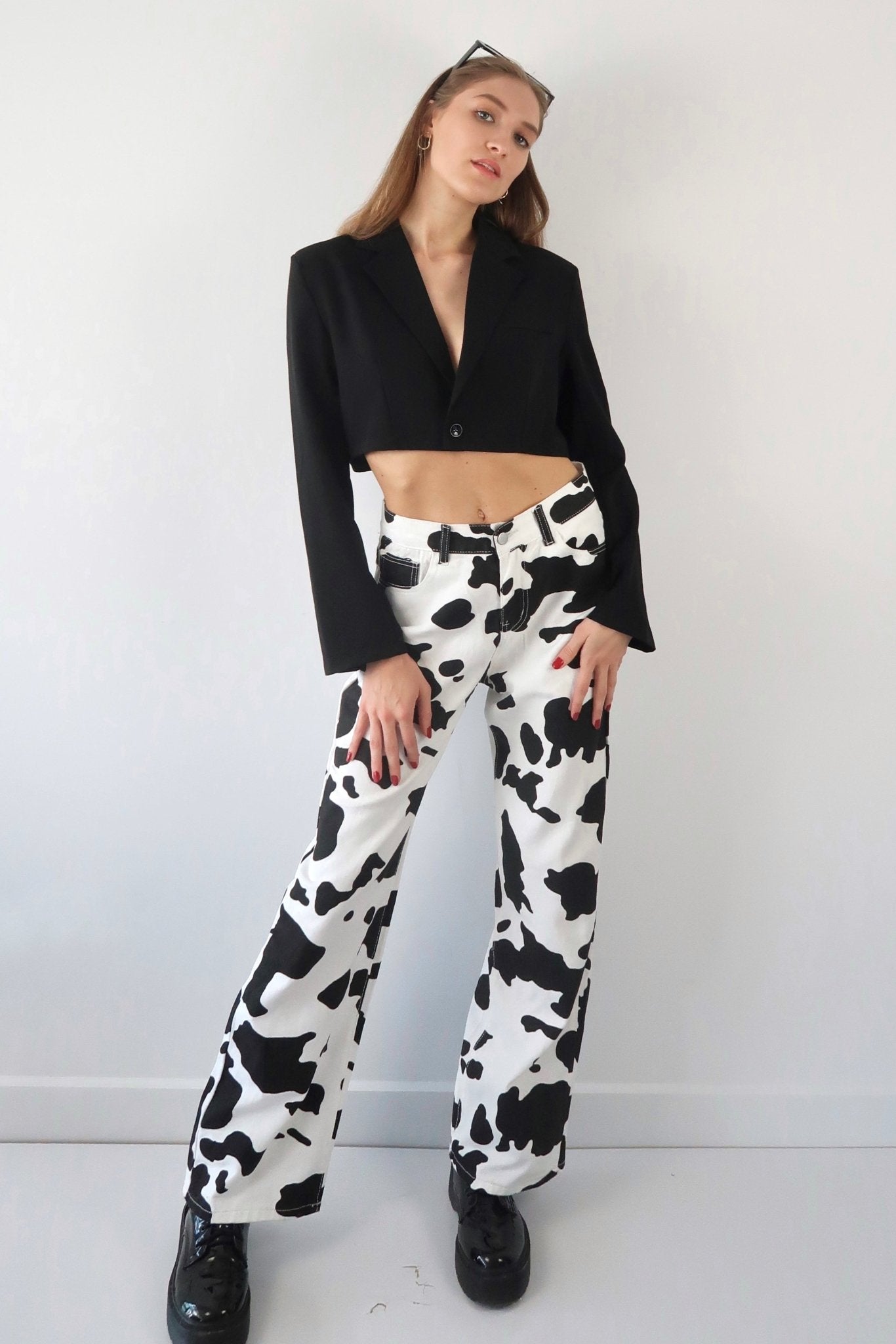 Cow print pants - SCG_COLLECTIONSBottom