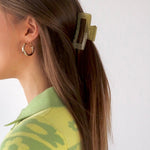 Crystal green hair clip - SCG_COLLECTIONSAccessory