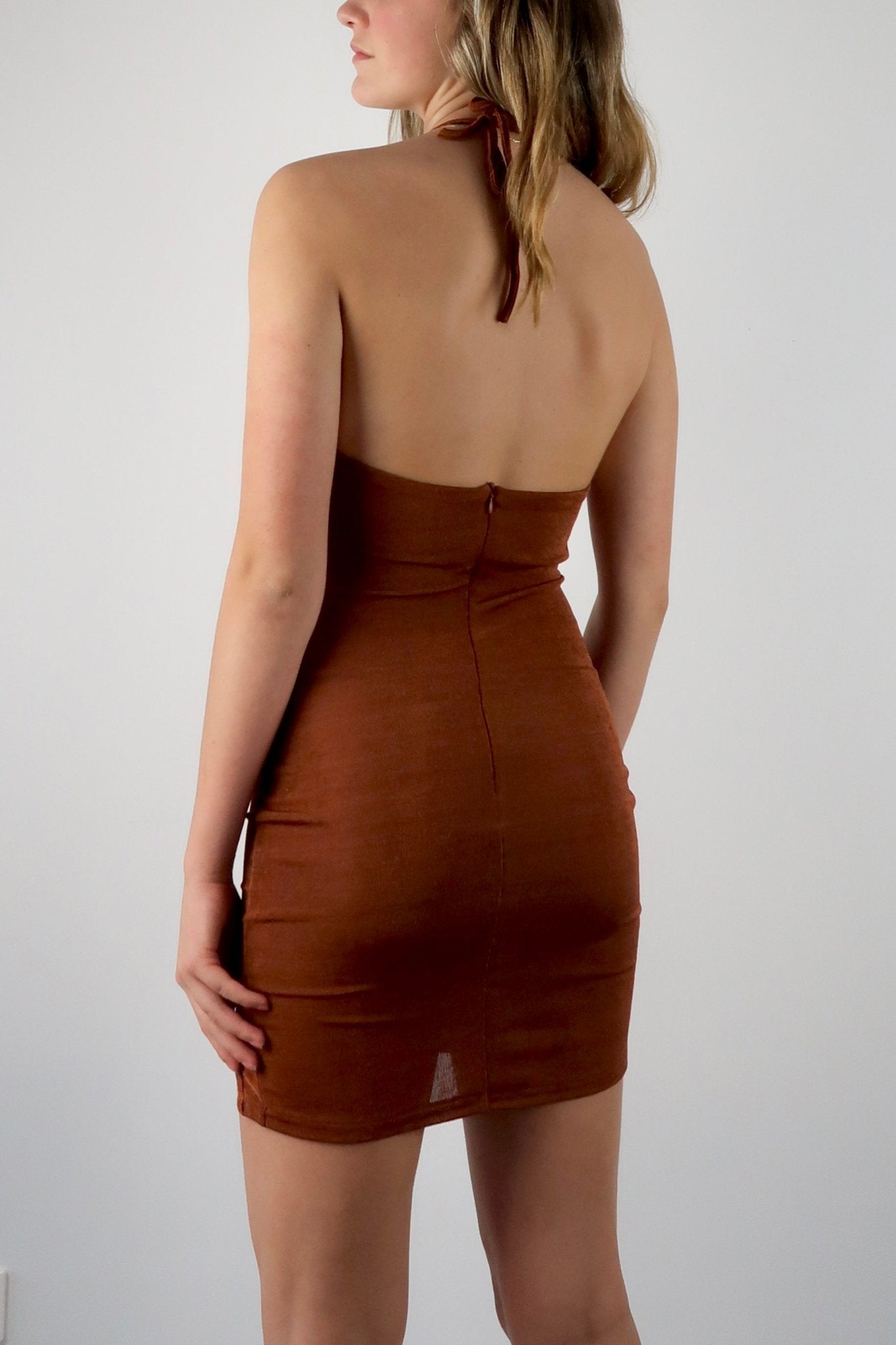 Day off halter neck mini dress - SCG_COLLECTIONS