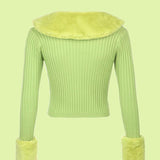 Dionne's fluffy cardigan - SCG_COLLECTIONS