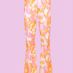 Floral pattern flare trouser - SCG_COLLECTIONS