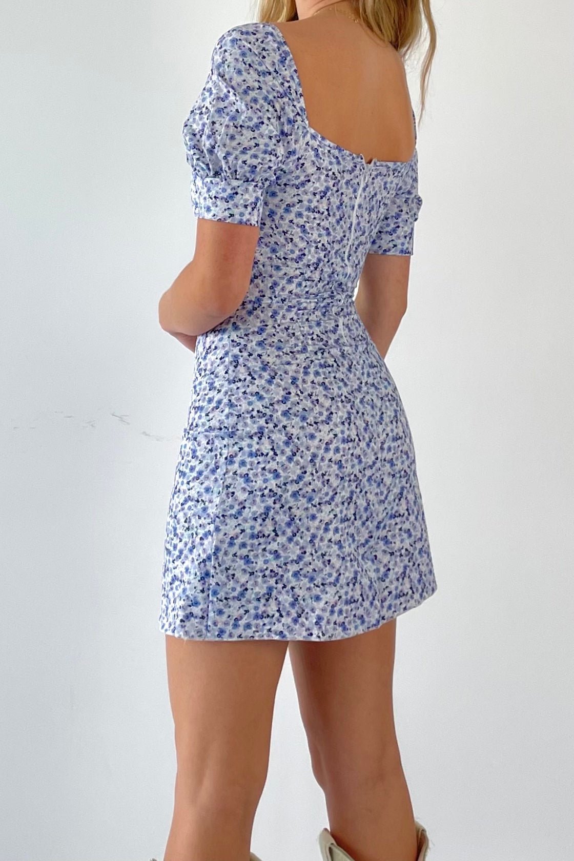Floral tea mini dress | Up to 2 XL - SCG_COLLECTIONS