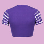 Heart knit crop top - SCG_COLLECTIONS