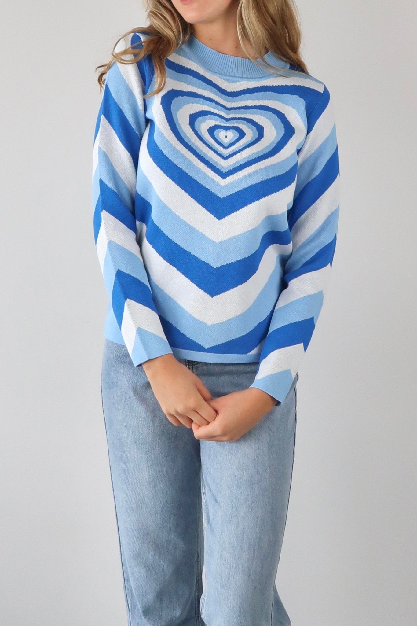 Indie vibe heart pattern jumper - SCG_COLLECTIONSsweater