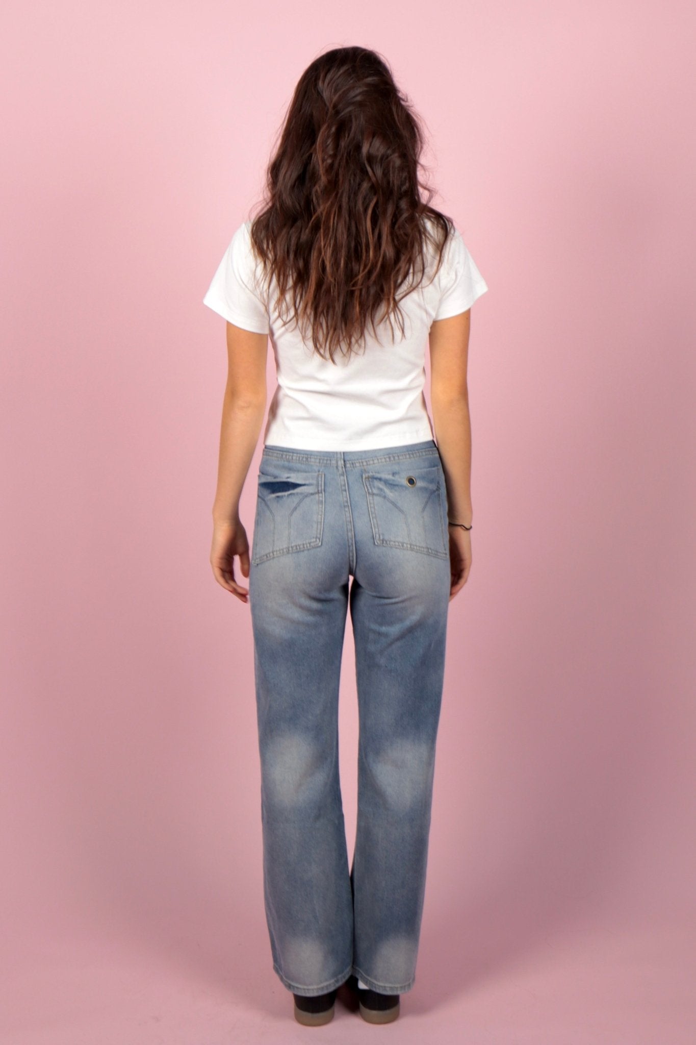 Judy Mid Rise Straight Leg Jeans - SCG_COLLECTIONSBottom