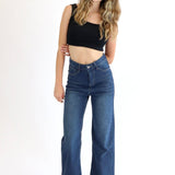 Mid Rise dad jeans in mid vintage blue - SCG_COLLECTIONSBottom