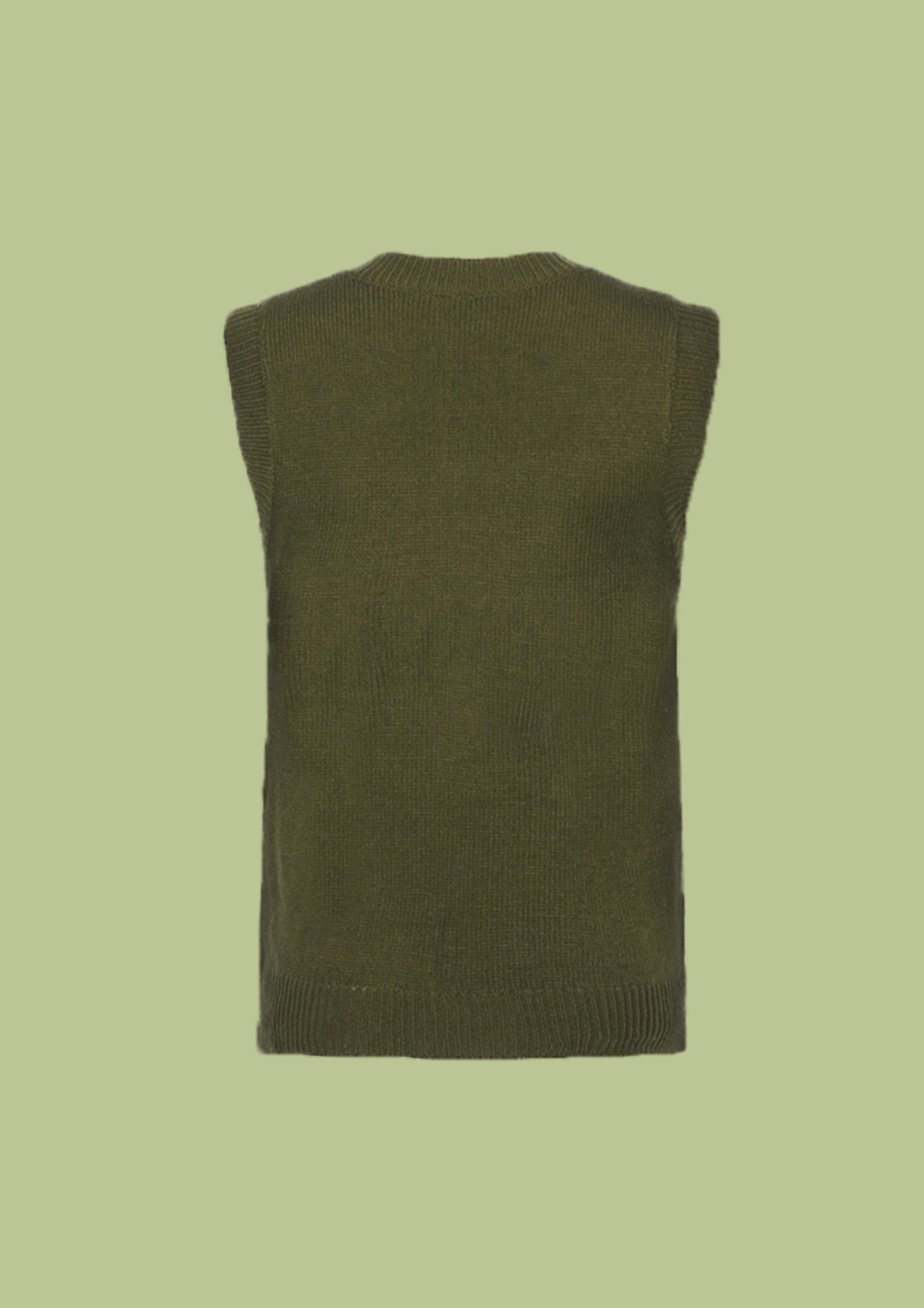 Retro argyle print vest - SCG_COLLECTIONS