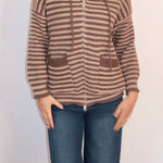 Retro knitted zip-through hoodie cardigan - SCG_COLLECTIONSsweater
