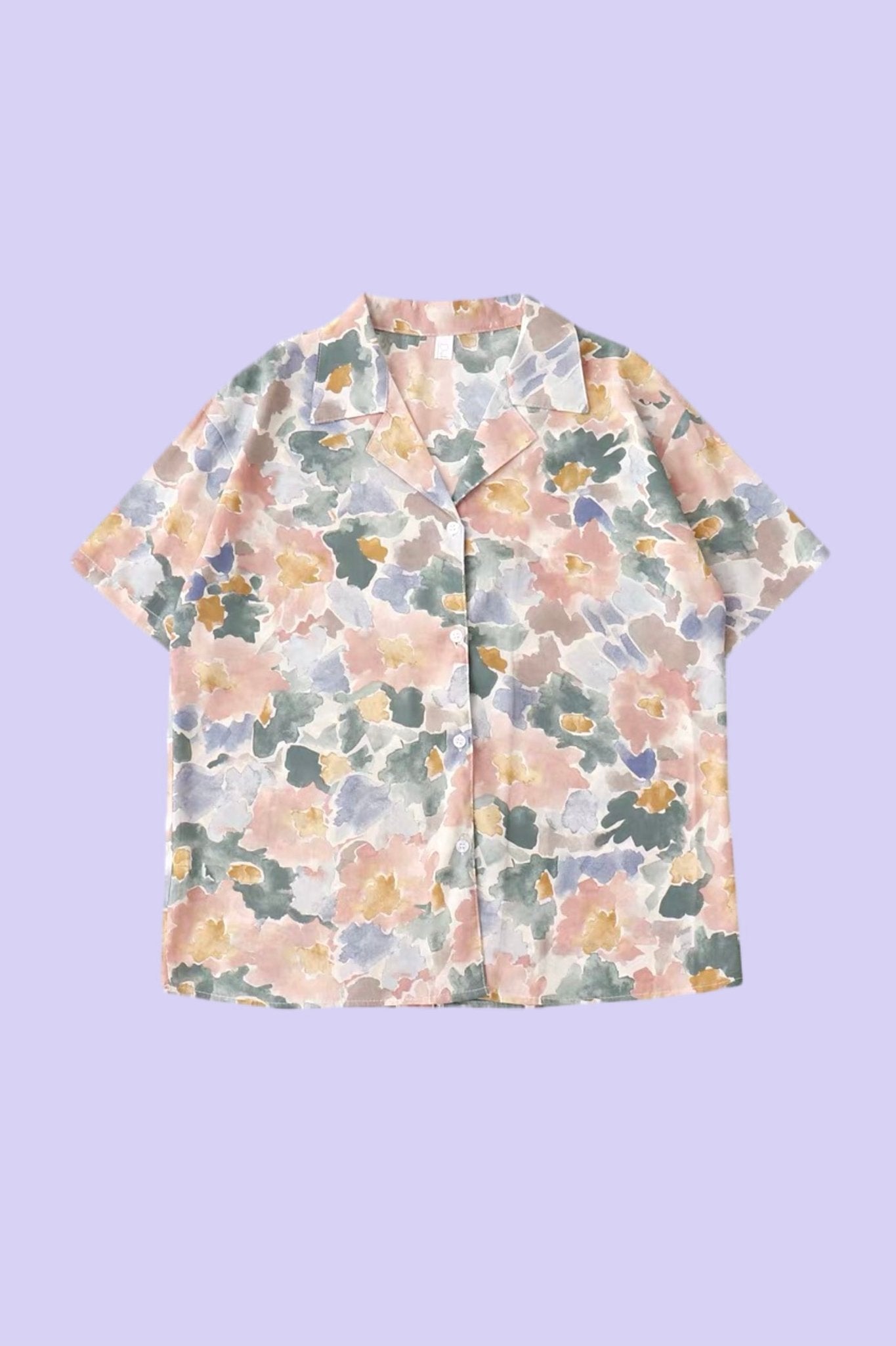 Summer floral button up shirt - SCG_COLLECTIONSTop