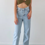 Super high waisted straight leg jeans - SCG_COLLECTIONSBottom