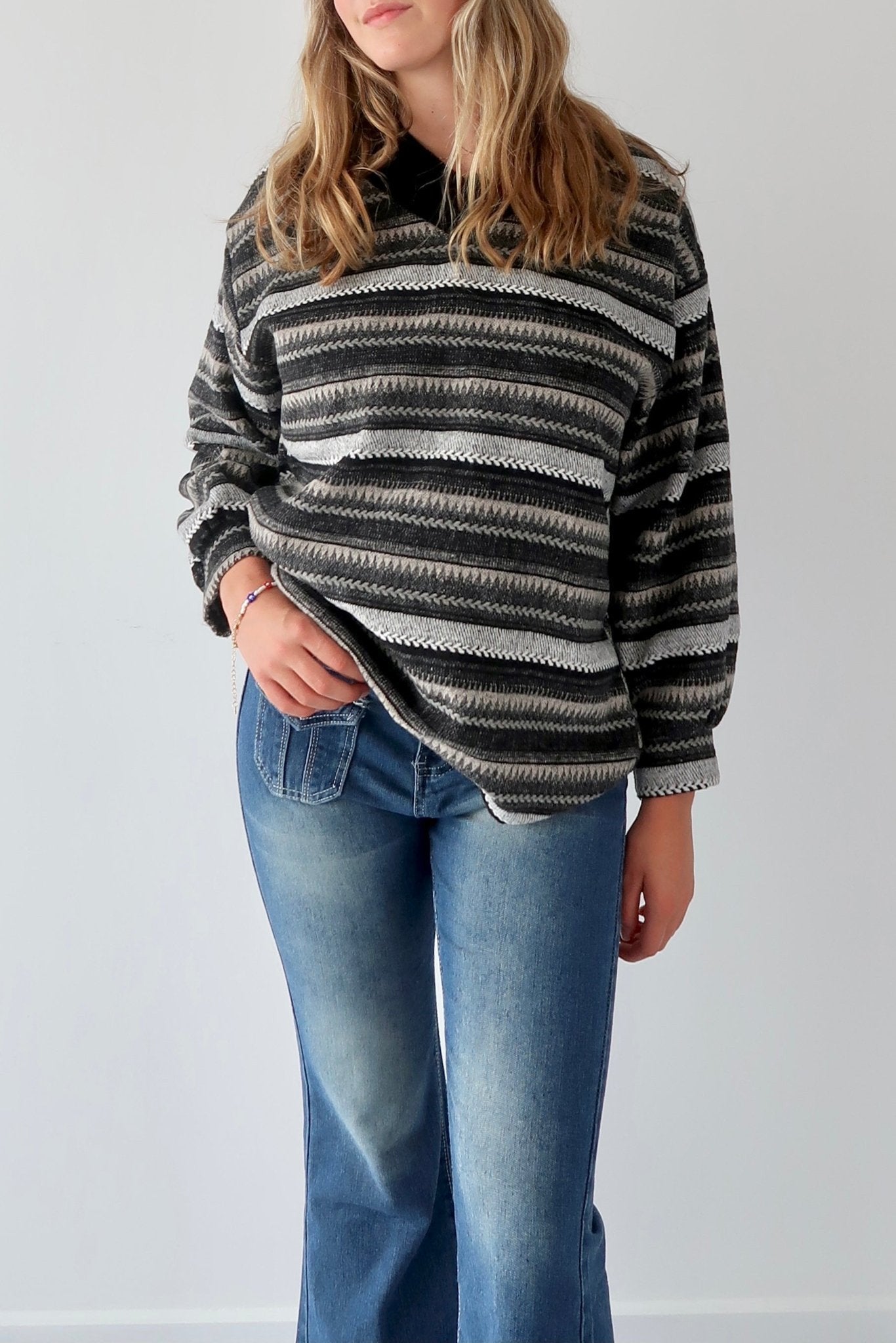 Vintage stripe pattern sweater - SCG_COLLECTIONSsweater