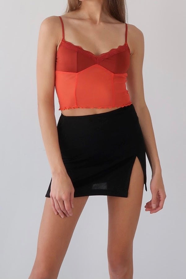 Want your attention mesh cami - SCG_COLLECTIONS
