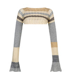 Y2K crochet knit shrug top - SCG_COLLECTIONSsweater